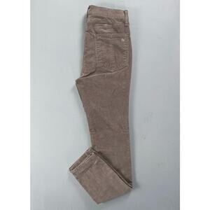 Rag & Bone High Rise Skinny 5-Pocket Jean Style Corduroy Pants in Nickle. 28 EUC